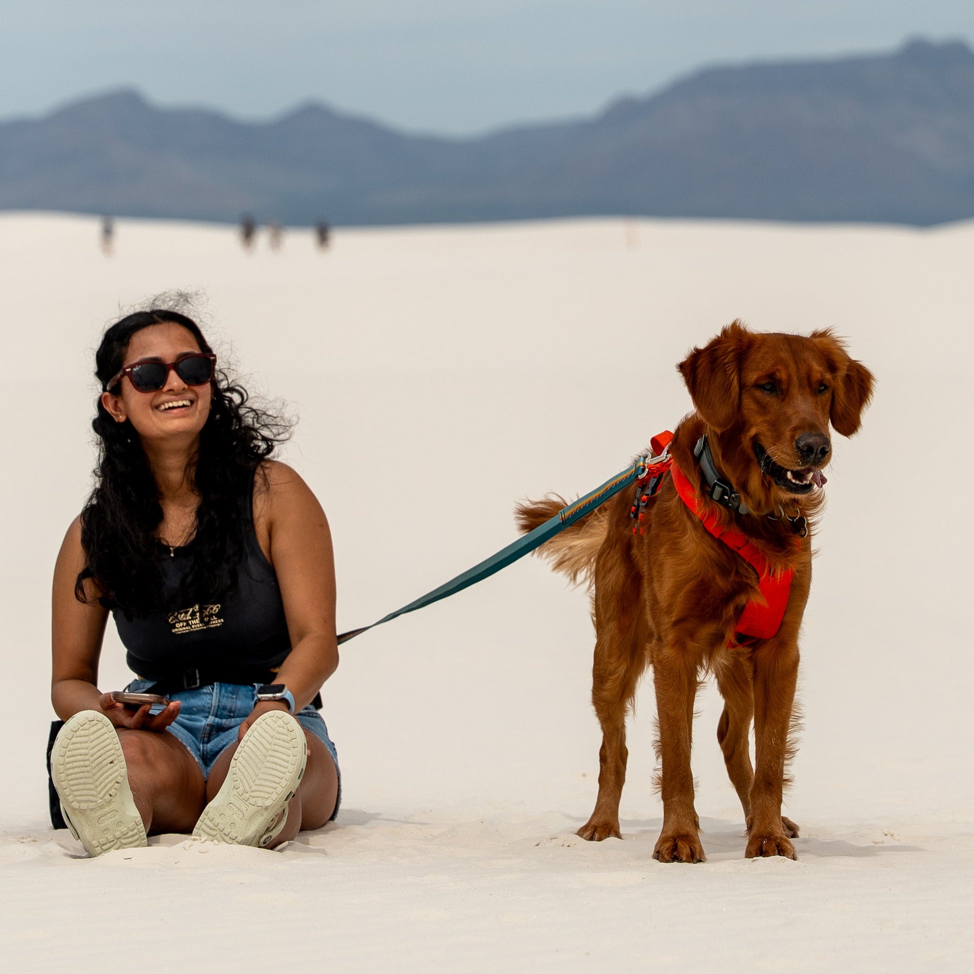 Waist leash for hiking and travel