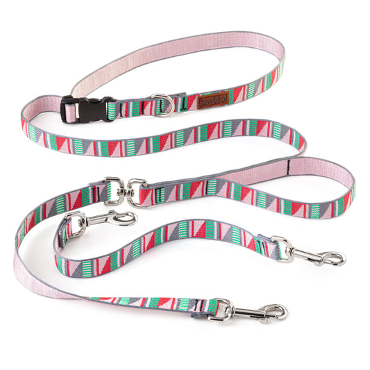 Pink Dog Coupler Leash